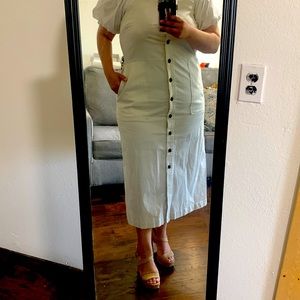 White jumpsuit dress size xxl